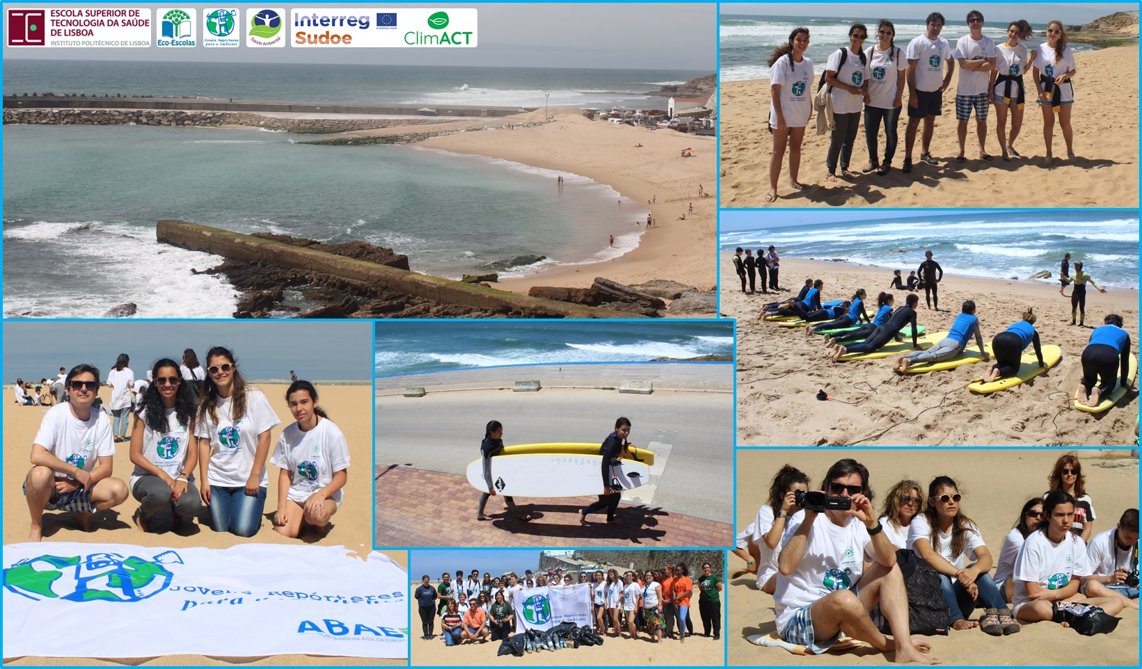 Saúde Ambiental da ESTeSL na Missão Litter Less (Ericeira, Portugal)