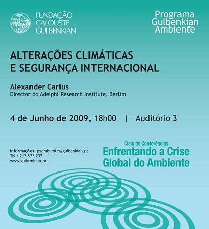 Alterações Climáticas e Segurança Internacional